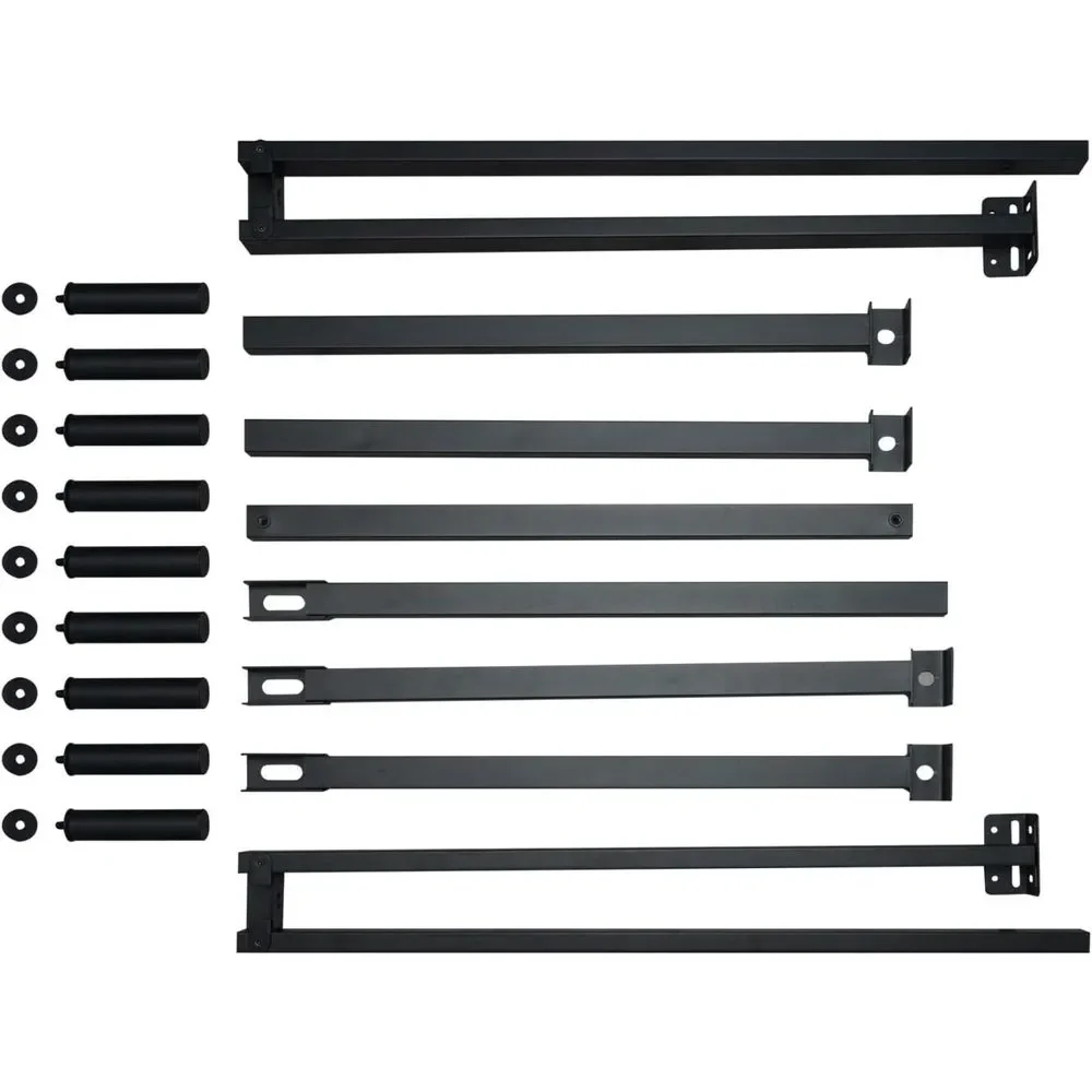 7 Inch Full Size Metal Bed Frame for Box Spring and Mattress, 9-Leg size full